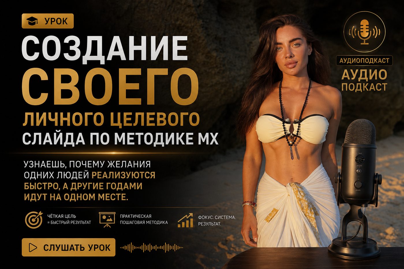 Урок · создание личного целевого слайда по методике МХ